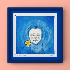 Je respire encore est une illustration originale faite main