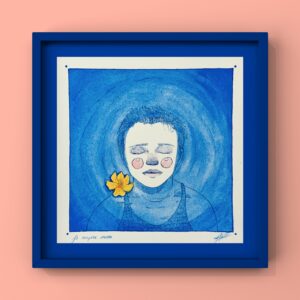 Je respire encore est une illustration originale faite main