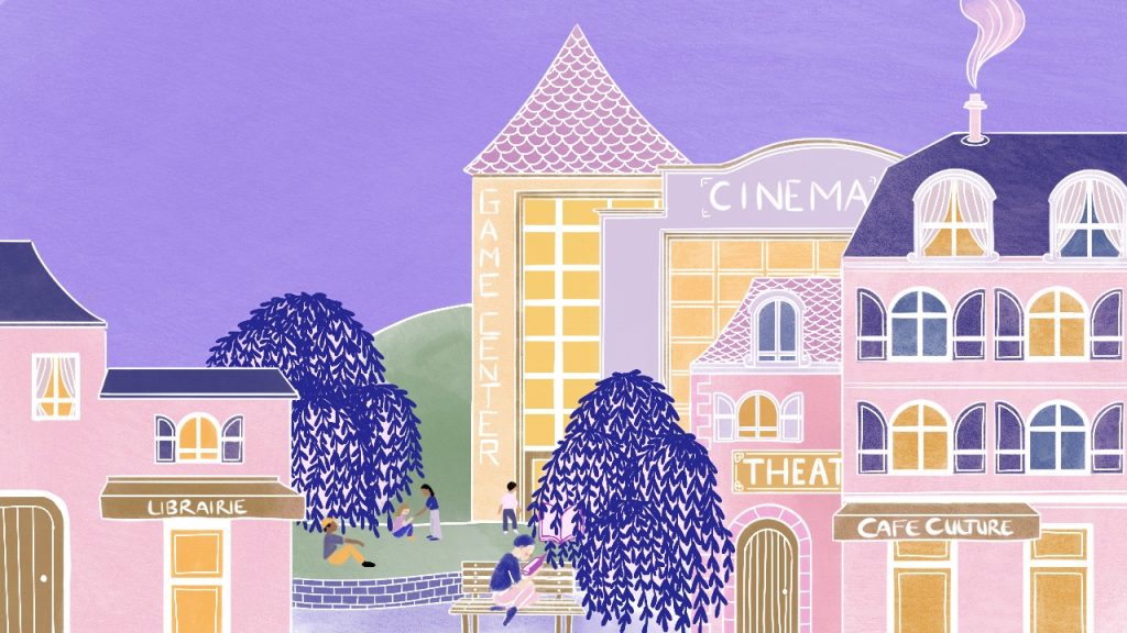 Illustration d’un header pour Culturotopia