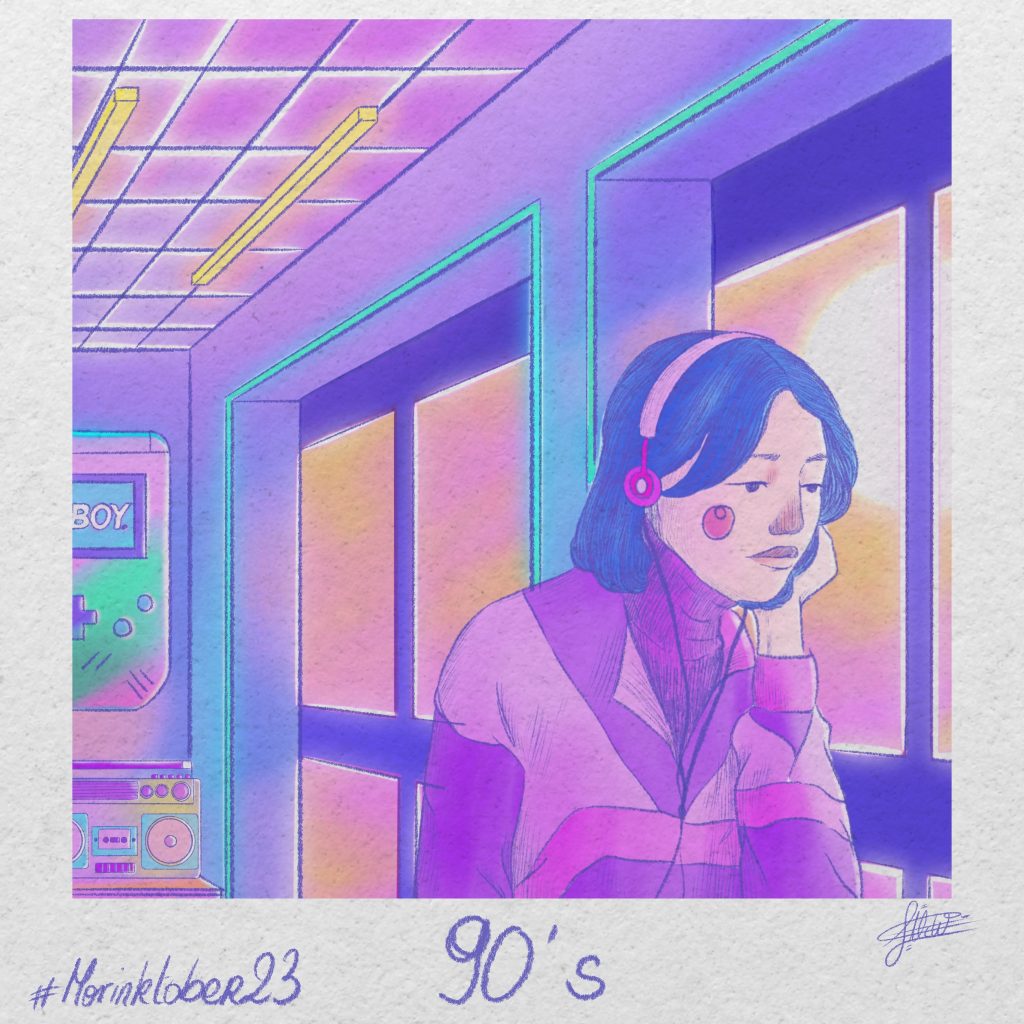 Illustration digitale réalisée pour l’inktober 2023