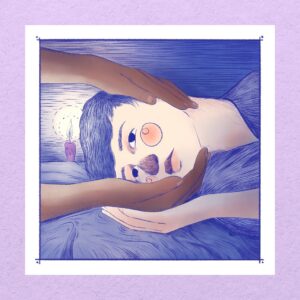 Illustration imprimée : la paume de tes mains