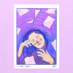 Illustration digitale imprimée : l’oubli