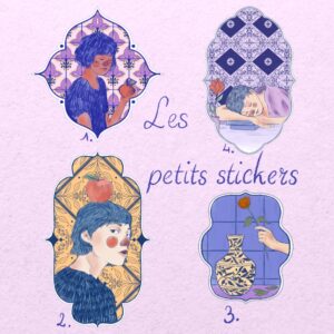 Les 4 petits Stickers illustrés