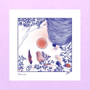 Illustration imprimée : Faire un vœu