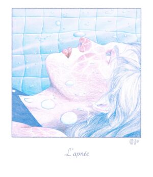 L'apnée - Illustration artistique Fine Art