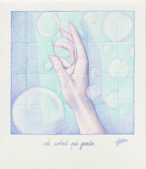 Ne surtout pas grandir - Illustration originale