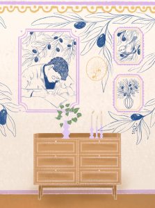 Illustration murales fresques décoratives Toulon