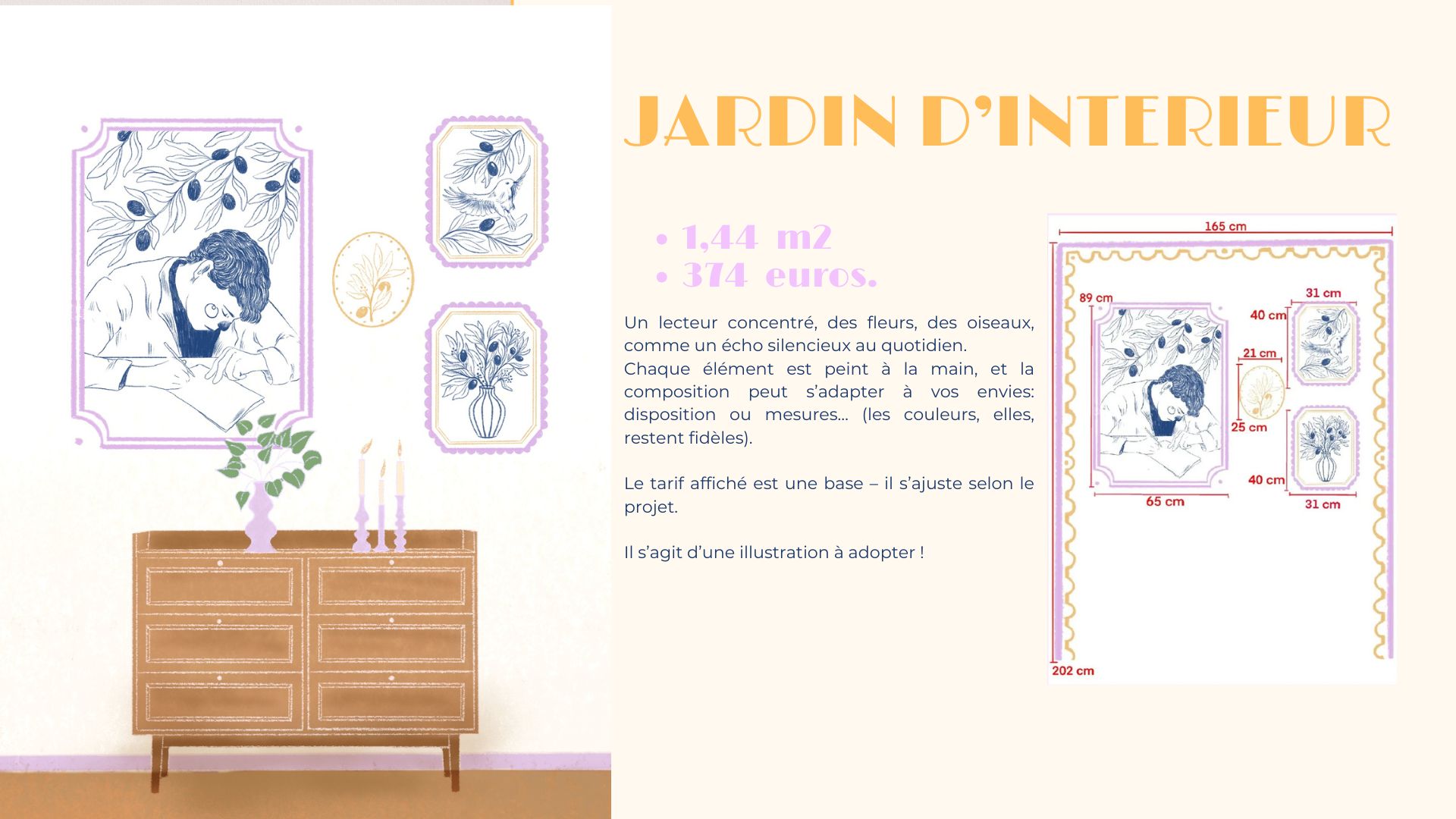 Illustration murale catalogue