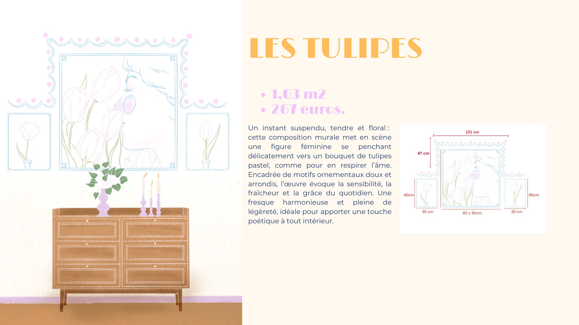 Illustration murale catalogue