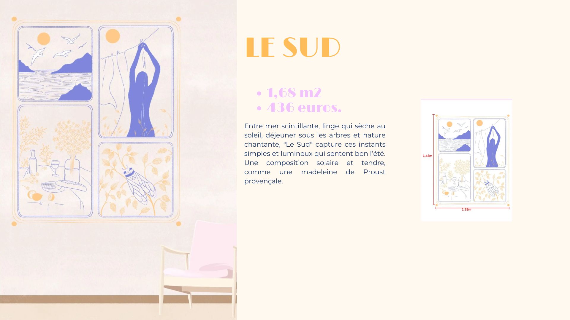 Illustration murale catalogue