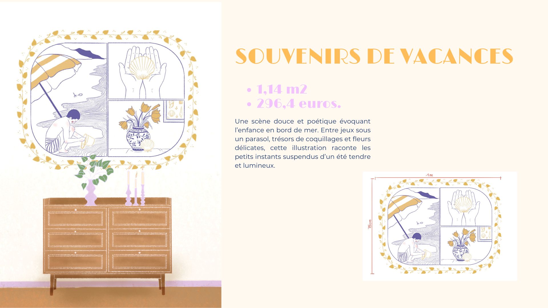 Illustration murale catalogue